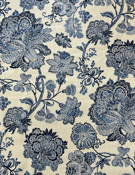 Ткань Galleria Arben Vincent Helmsley/525/Porcelaine/Blue