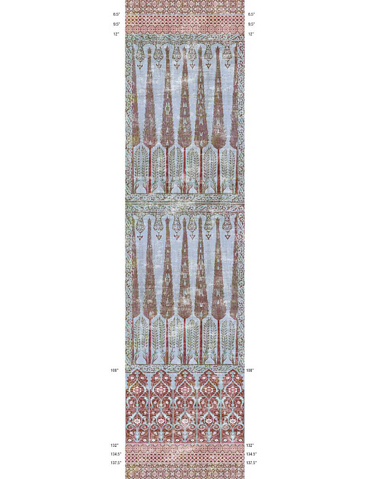Обои Nicolette Mayer Ottoman Fantasy Topkapi Garden/Turquoise Red