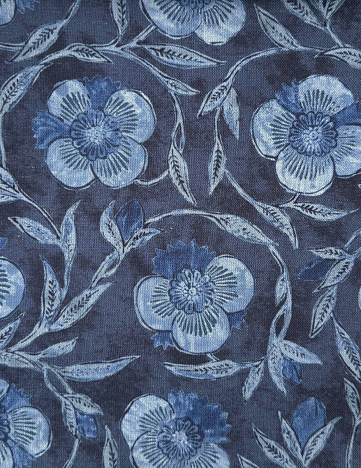 Ткань Galleria Arben Babur PondicherryTrail/Indigo