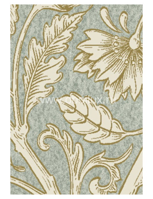 Обои Lewis & Wood Wide Width Wallpapers LW139218/Bolton Scroll Blue/Grey