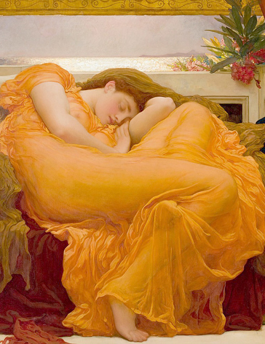 Панно и фотообои Affresco Фрески и фотообои Flaming June by Frederic Lord Leighton