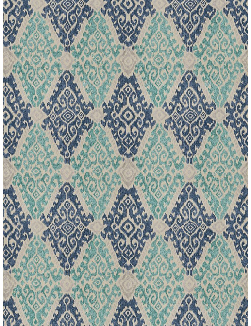 Ткань Fabricut Vignettes Vol.XIV Indigo Visionary/Ocean blue