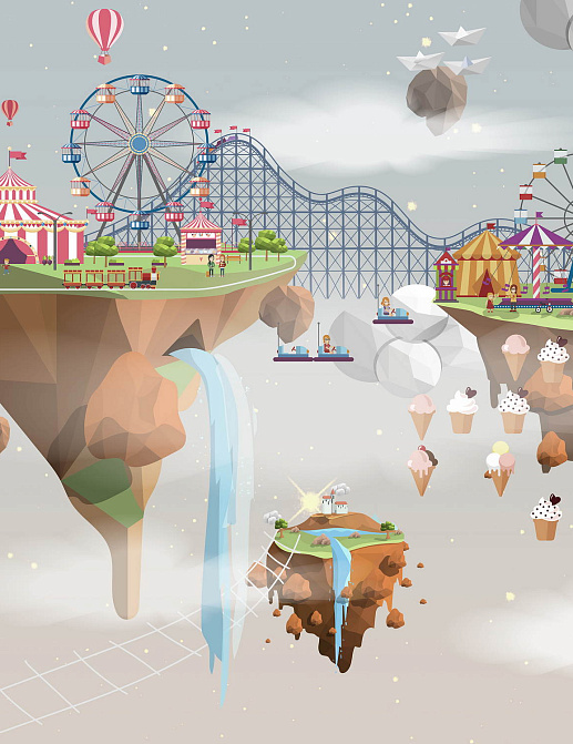 Обои Wall Street Flying Hill 21734