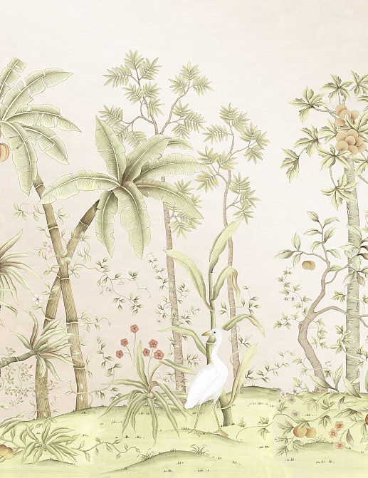 Обои Paul Montgomery Studio Fine Painted Wallpapers Tropical Forest
