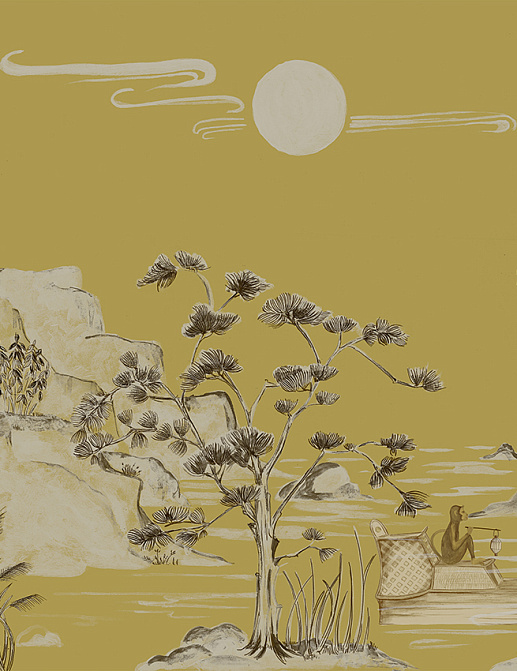 Панно и фотообои Faboie Silk Painting I F-SN3004
