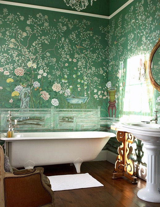 Обои De Gournay Chinoiserie Temple Newsam/C-079