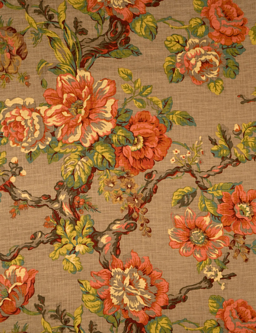 Ткань Trend Jaclyn Smith Home brown black 01834 Caramel