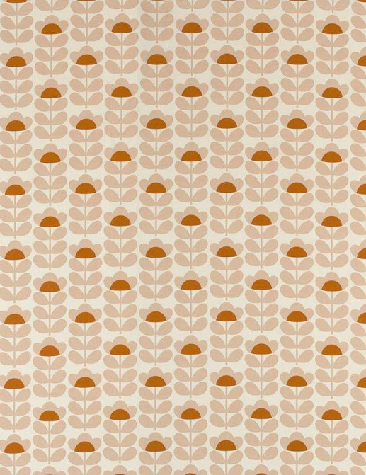 Ткань Orla Kiely Prints-Volume One Sweetpea/Orange