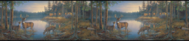 Бордюр York Lake Forest Lodge LM7934BD