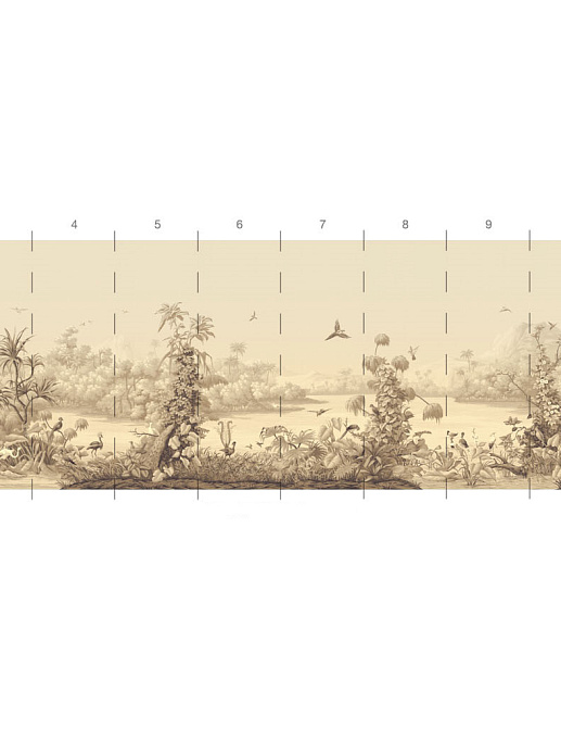 Обои Paul Montgomery Studio Endur Collection (Mural Sources) E-PN-880-AZ-SK/Sepia