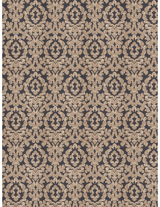 Ткань Fabricut Vignettes Vol.XIV Indigo Eureka Damask/Navy sparkle