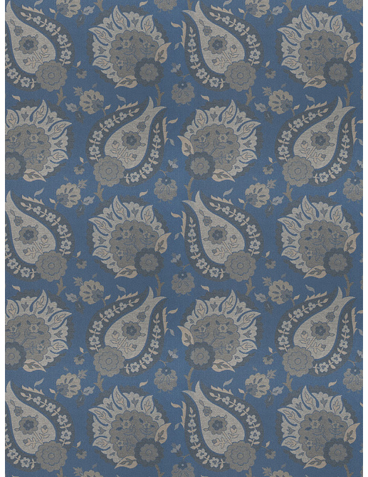 Ткань Fabricut Chromatics Vol.XXIII Sapphire Lapha Damask/Sapphire