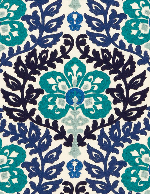 Ткань Duralee Pirouette - Sapphire, Lapis, Chambray DA61794/54
