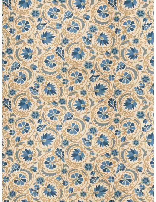 Ткань Fabricut Chromatics Vol.XXIV Navy Drawing/Bluebell