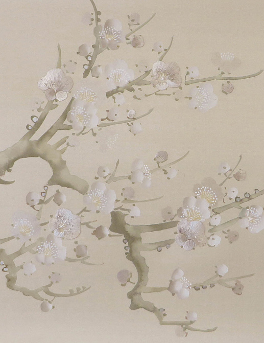 Обои Fromental Modern Chinois Prunus/Biwa