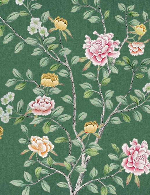 Панно и фотообои Misha China Classic 208A/Forest Green