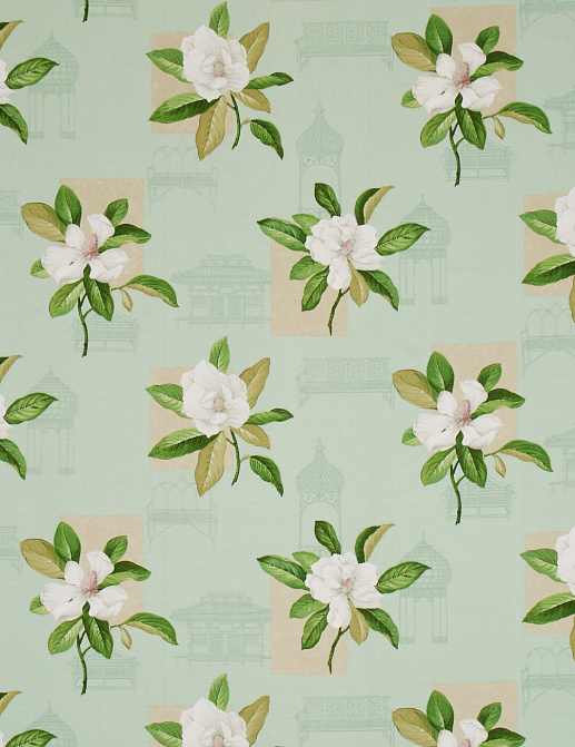 Ткань Sanderson Parchment Flowers DPFPGR204