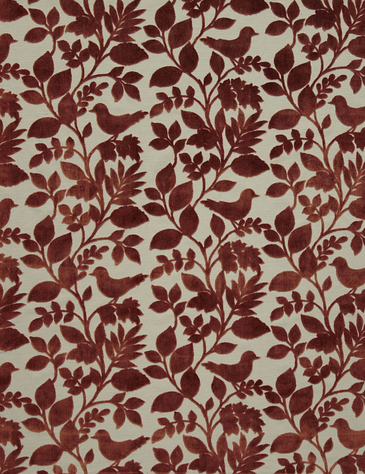Ткань ILIV Forever Spring OrchardBirds/Coral