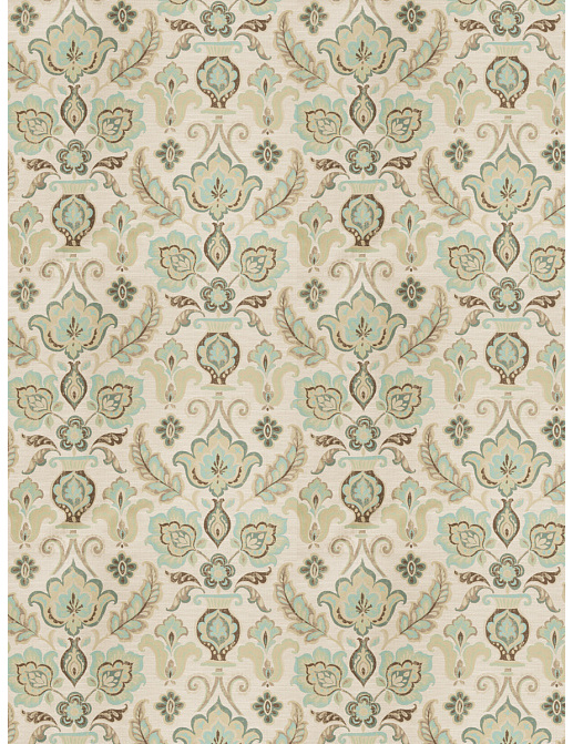 Ткань Fabricut Vignettes Vol.XIV Indigo Devotion/Turquoise