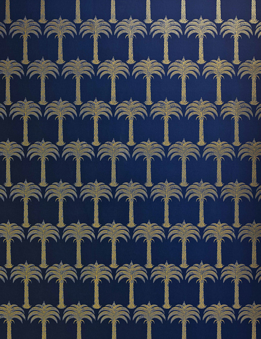 Обои Barneby Gates Book vol.3 BG1200101/Marrakech Palm/Midnight Blue