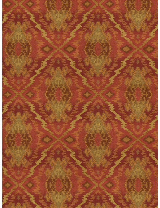 Ткань Fabricut Vignettes Vol.XIII Ruby Orizu/Brick