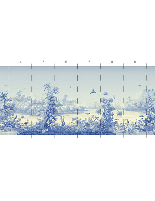 Обои Paul Montgomery Studio Endur Collection (Mural Sources) E-PN-880-AZ-SK/Cyan