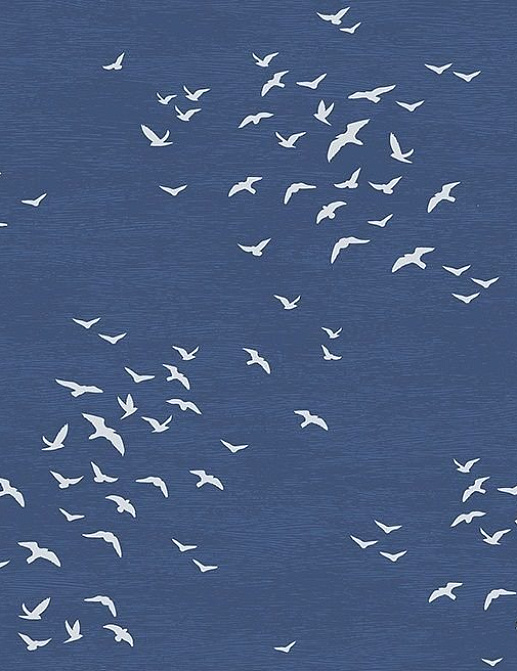 Обои Paper & Ink Navy, Grey & White BL70412