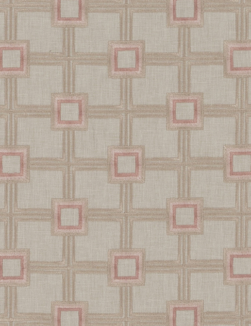 Ткань Duralee Pirouette - Rose Quartz, Strawberry, Sunkist DA61798/124