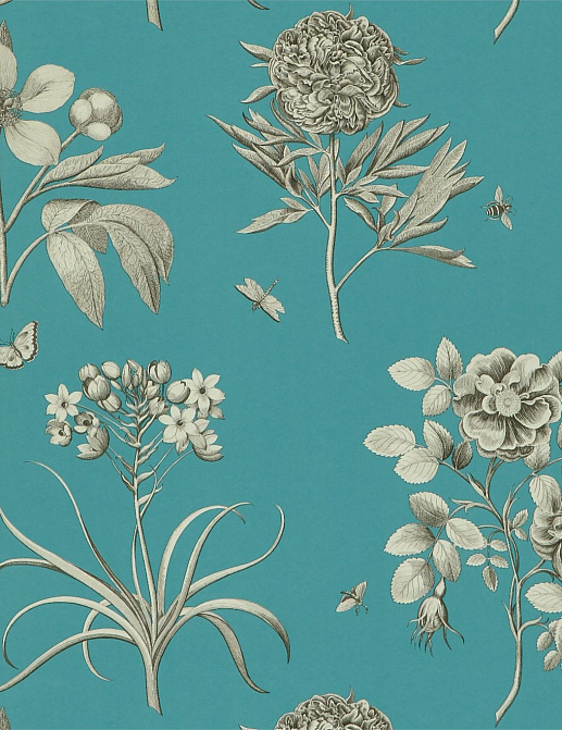 Обои Sanderson Parchment Flowers DPFWER103