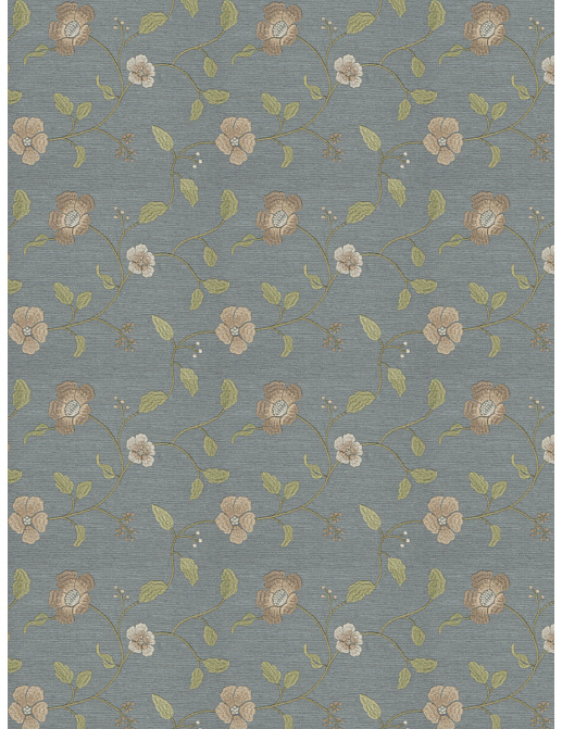 Ткань Fabricut Chromatics Vol.XXIII Sapphire Matzo floral/Stream