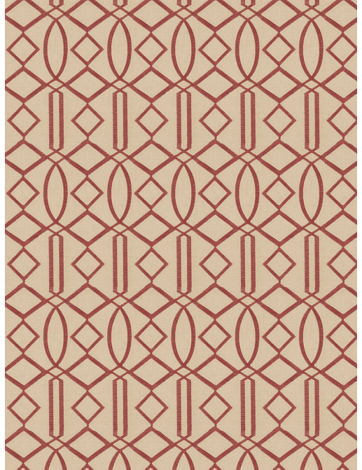 Ткань Fabricut Isabelle Borchgrave Mulberry Egyptian lattice/Mulberry
