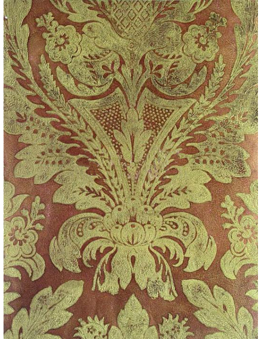Обои Zuber Documents XII 10174-ROUGE-OR
