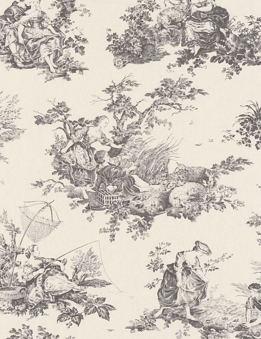 Обои Casadeco Les Belles Toiles de Jouy 2 BTJD87919612