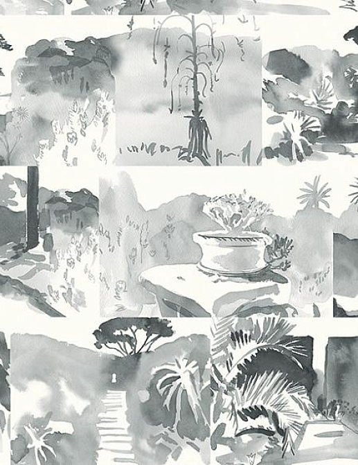 Панно и фотообои Paint & Paper Library Tresco Abbey Gardens Paris Rooftops