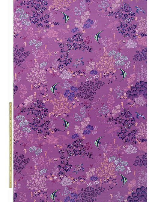 Ткань Sara Miller Volume 1 UnderwaterVelvetMauve
