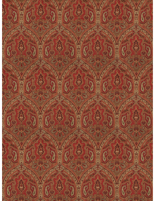 Ткань Fabricut Vignettes Vol.XIV Exotic Red Rationalism/Vintage red
