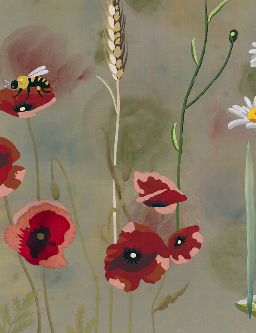 Обои Fromental Conversational Clef des Champs/Spring Mist