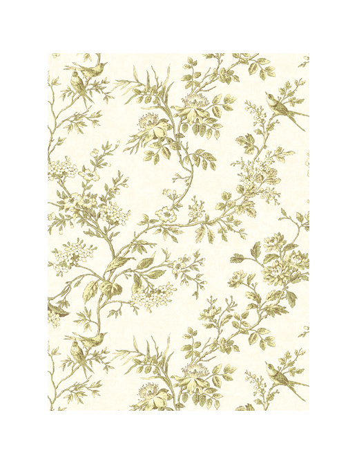 Обои Jaima Brown Chanticleer Avignon-Lime