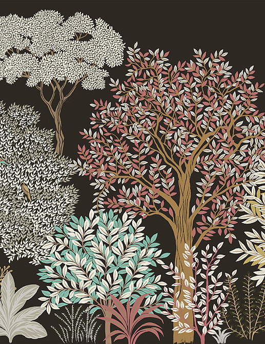 Панно и фотообои Faboie Silk Painting I F-SN4006