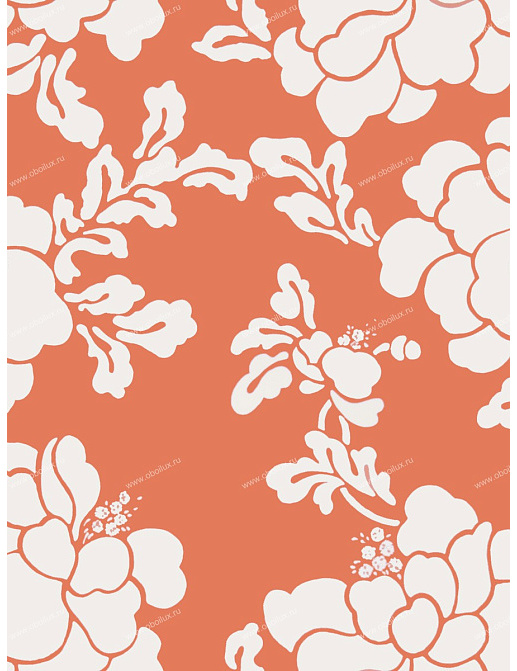 Обои Stroheim Dana Gibson Sister's Peony/Persimmon