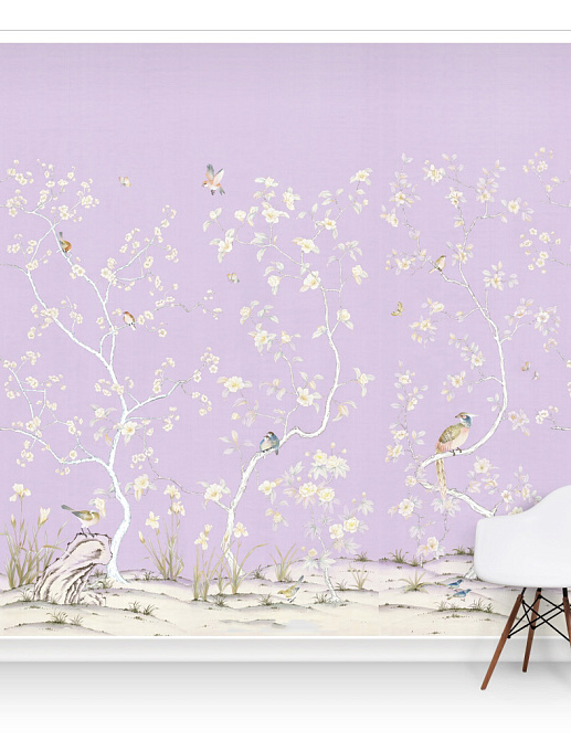 Обои Paul Montgomery Studio Murals For Unique Walls Lavena/Lavender