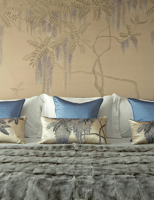 Обои De Gournay Japanese & Korean Wisteria/K-06