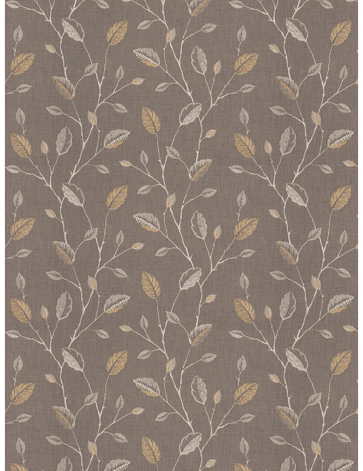 Ткань Fabricut Chromatics Vol.XXIV Shale Wing leaves/Goldenrod