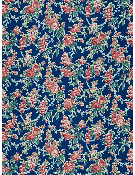 Ткань Stroheim Dana Gibson Prints II Chintz/Navy