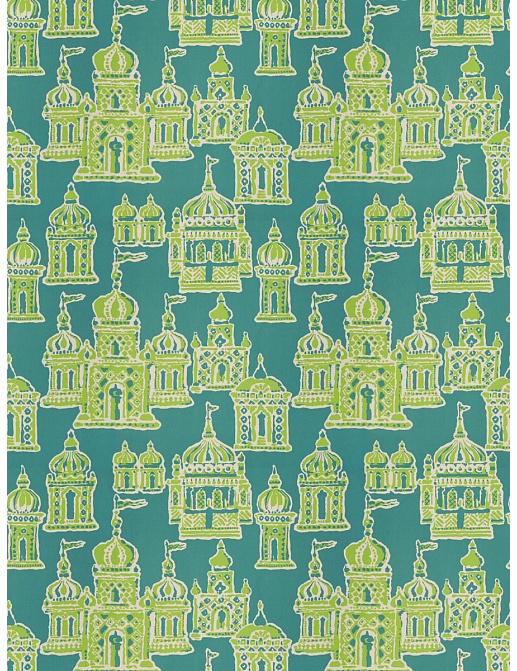 Ткань Stroheim Dana Gibson Prints II Occidental/Peacock