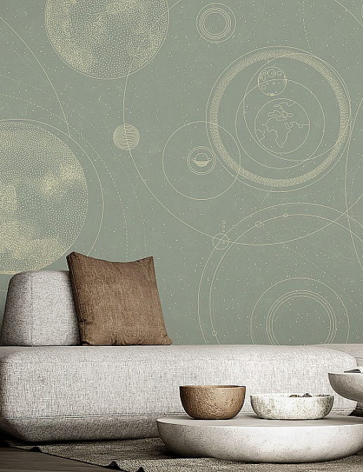 Панно и фотообои Affresco Line Art AF2144-COL2