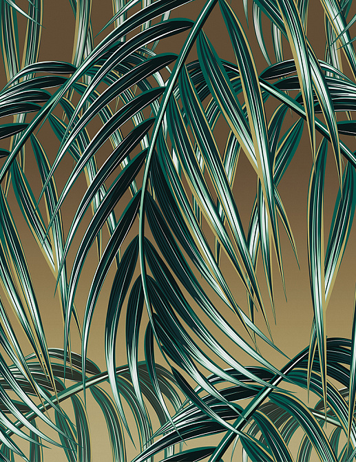 Панно и фотообои Yo2 Luminous Palms LP1.05/Gold