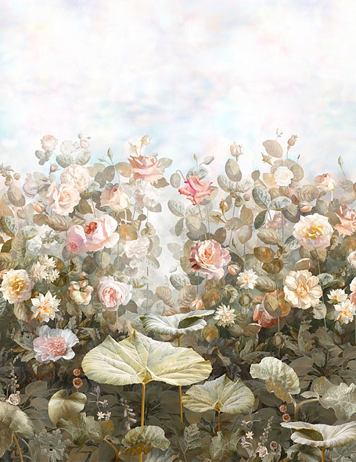 Панно и фотообои Affresco Цветариум Rose garden Color 4