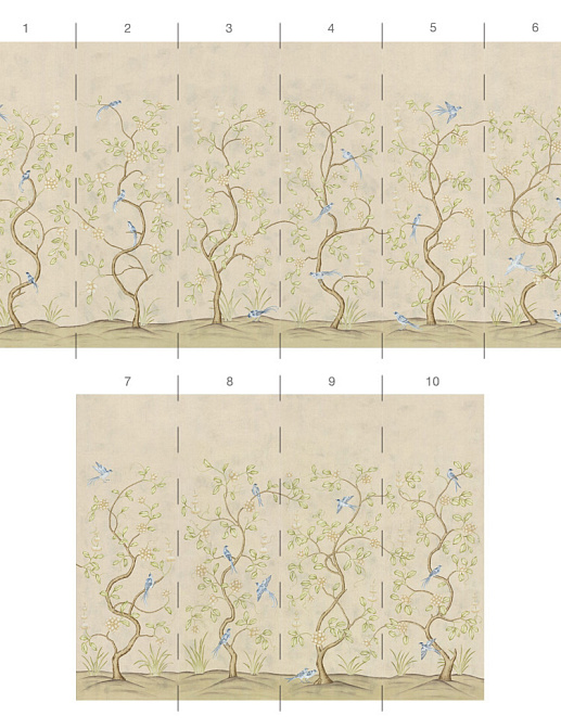 Обои Paul Montgomery Studio Book of Murals (Mural Sources) CH-805-CM2