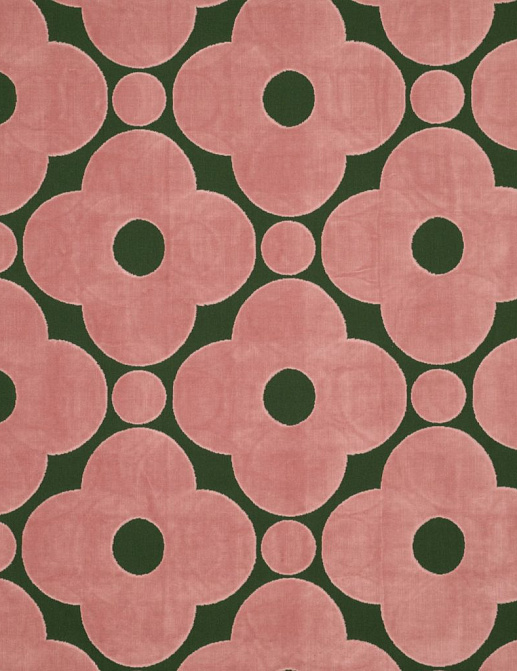 Ткань Orla Kiely Wovens-Volume One VelvetSpotFlower/Jade